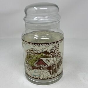 JOHNSON Brothers Friendly Village Glassware Storage Jar Lid Covered Brid…